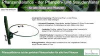 Pflanzenhalter Staudenhalter Blumenstütze – Flexibel, Stabil & Wetterfest – Einfache Montage, Kompakt und Unauffällig, Robuste Stützen für Große Pflanzen